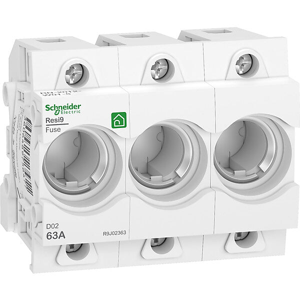 Schneider Electric Neozed Sicherungssockel 3P, 63A, 400V R9J02363